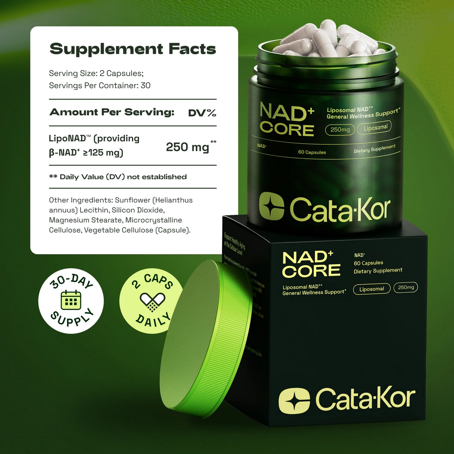 Cata-Kor NAD+ Core - NAD Supplement