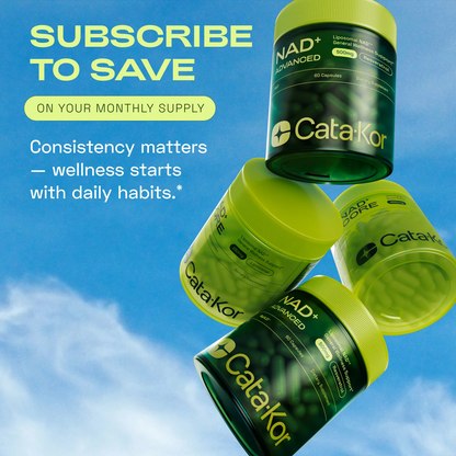 Cata-Kor NAD+ Advanced - NAD Supplement with Resveratrol