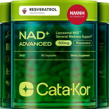 Cata-Kor NAD+ Advanced - NAD Supplement with Resveratrol
