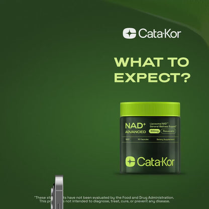 Cata-Kor NAD+ Advanced - NAD Supplement with Resveratrol